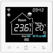 Fan Coil for 2 System Thermostat /485 Modbus with Application & Voice Control 3.5 Inch Display ligent Programmable Thermostat Child
