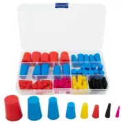 Color coded Silicone Cone Plugs Assortment Kit for Easy Size Selection