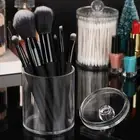 Round Cotton Bud Case Acrylic Cotton Swab Holder Storage Container Organizer HOT
