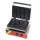 110V Non-stick Press Waffle Cake Maker Baker Cookie Machine Baking 338℉-482℉