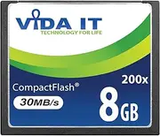NEW 8GB HIGH SPEED 200x 30MB/s CF Compact Flash MEMORY CARD FOR Canon EOS 10D EOS 20D EOS 20Da EOS 300D EOS 30D EOS 350D EOS 400D EOS 40D EOS 50D 5D EOS 5D Mark II EOS 7D D30 SLR DIGITAL CAMERA UK