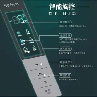 【老王電器|聊聊現折】禾聯直立式冷凍櫃 HFZ-B3861F 383L變頻風冷無霜直立式冷凍櫃