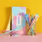 17Pc Professional Makeup Brush Set Multi-Color Foundation Concealer Powder Blush