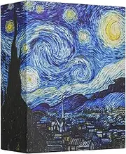 Hiwhy Photo Album 4x6 with 200 Pockets, Small Picture Album with Premium Leather Album Cover, Slip-in Mini Picture Book for Family Wedding Anniversary Baby Vacation Pictures, Starry Night
