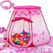 NEW Le Papillon Pink Princess Tent Foldable Princess Ball Pit Play Pop Up Toy