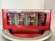 NIB Coca-cola Santa Clause SET OF 4 16 Oz Tumblers Glasses