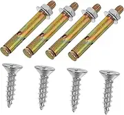 NUOBESTY 8pcs Head Expansion Bolts Fasteners for Home Industrial Use Easy Installation Secure Fixation for Fences Doors and More