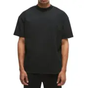 Boohoo Man Super Heavy Premium T-Shirt in Black, Size S