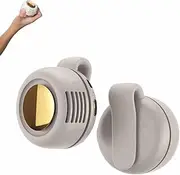 Portable Silent Mini Bladeless Electric Fan, Adjustable 3-Speed Suspended Mini Waist Fan, USB Rechargeable Clip-On Fan, For Outdoor & Travel & Office, Travel Accessories, Gift(White)