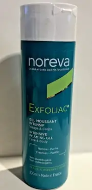 Noreva Exfoliac Intensive Foaming Gel 200ml Sealed Exp. 04/2026 New