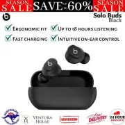 Beats Solo Buds (Matte Black) In-Ear Earbuds Headphones Microphone Charging Case