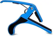 Kisangel Guitar Capo for Acoustic Electric Guitars Durable Trigger Compact Portable Pitch Altering Tool Blue