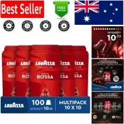 Qualità Rossa Espresso Pods - 100 Nespresso Compatible Capsules - Intense Flavor