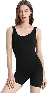 [Spoxiyue] Shapewear Jumpsuits for Women shorts bodysuit weightlifting exercise Summer Outfits Yoga Bodycon sexy Unitard