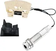 Frediuo Violin Pickup Piezo Transducer Pickup Clip on Pickup,Portable,Gooseneck Pick up Microphone Pick up for Banjo Electric Guitars