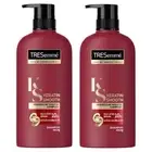 2X TRESemme Shampoo Keratin 48h Smooth for Frizzy Unmanageable Hair Care 425ML