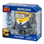 Despicable Me 4 AVL Dave Despicably Deluxe Minion Collectible Figure
