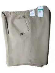 Nike Sportswear Tech Fleece Shorts Size XL CU4503-247 Tan Brand New