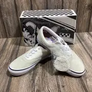 Vans Popcush Skate Era Mens Bone White Low Top Casual Sneakers Size 9 NEW