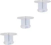 ABOOFAN 3pcs Parrot Neckband Bird Collars for Plucking Parrot Bite Prevention Collar Size XL Acrylic