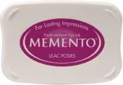TSUKINEKO MEMENTO FADE RESISTANT INKPAD ~LILAC POSIES ME-501