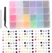 DIY Nail Charms Kit 24k Gold Rhinestones Flatback Gems for Craft Projects Unique Nail Designs