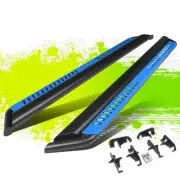 FOR 18-24 JEEP WRANGLER JL SIDE NERF BAR RUNNING BOARD W/BLUE DROP STEP PLATE 19 (for: Jeep)