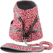 Cat Harness, Pet Dog Harness and Lead Set Escape Proof Padded Vest Leash Adjustable Puppy with Soft Mesh Supplies for Training Walking Cats Kitten Small Dogs (XS)