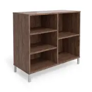 Union & Scale Essentials 5 Shelf 31"H Laminate Bookcase Espresso 2/Pack
