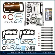 ✅For Dodge Nitro 07-2009 D3.7L 226CID V6 Full Gasket Set Bolts Timing Chain Kit