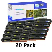 20PK Black CF500A 202A Toner for HP Color LaserJet Pro MFP M281fdw M281dw