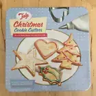 Tala Xmas Cookie Cutters Set 4 Festive Shapes Tree Heart Star Holly Piping Bag