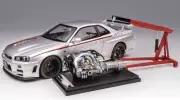1/18 Motorhelix Nissan Skyline GT-R ( R34 ) CRS Nismo in Silver