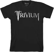 [Trivium] T Shirt Classic Band Logo Official Unisex Black