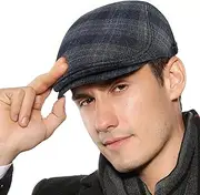 [Sumolux] Mens Newsboy Cap Winter Beret Hat Cabbie Flat Cap