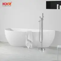 在飛比找樂天市場購物網優惠-【浴缸】Kingkonree薄邊浴缸家用成人浴缸獨立式簡約人