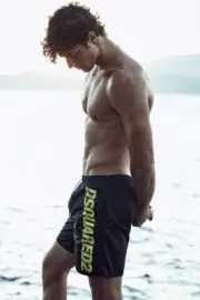 [K274] Handsome Man Cute Male Model Showing Off Body Physique Art Photography