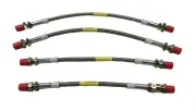 Goodridge Stainless Braided Performance Brake Lines Hose Set Triumph TR6 TR4A (for: Triumph)