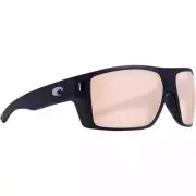 Costa Diego Matte Black Sunglasses w/Copper Silver Mirror 580G 06S9034-90340262