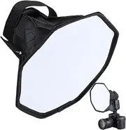 Flash Diffuser - Foldable for Camera Flash,Camera Flash Light Diffusers, Octagonal Speedlight for Enhance Flash Photography