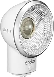 LAPOOH LUX ELF Retro Camera Flash Universal Portable On-Camera Flash Camera Speedlight 5 Power Steps Built-in Battery with Type-C Charging Cable Compatible with Sony Cameras