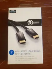 Radio Shack 6' High Speed HDMI Cable With Ethernet 24K Gold Plated Connectors