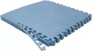 8 SkyBlue Exercise Mat EVA Foam Interlocking Tile Gym Floor Fitness Yoga Workout