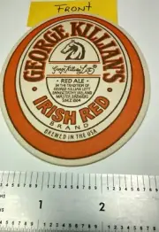COORS BREWING CO of GOLDEN CO, " GEORGE KILLIAN'S IRISH RED" BEER COASTER.
