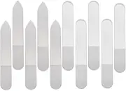 Mikinona 10Pcs Portable Nano Glass Nail Files for Home DIY Manicure Durable and Safe Nail Art Accessory for Fingernails and Toenails Comes Convenient Case