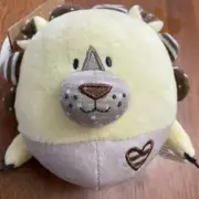 Demdaco Baby Toy Lion Wobble Ones 4” NWT