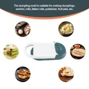 (White)2 In 1 Manual Dumpling Maker Kitchen Dumpling Making Tool Household