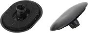 Grommet Plug Cover, 2PCS Plastic Material Front Cab Roof Rack Grommet Plug with Foam Gasket for Connect 2012 to 2022
