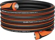 Giraffe Garden Hose,Water Hose Hybrid 5/8 in.x50FT, SwivelGrip/Heavy Duty/Lightweight/Flexible Hose
