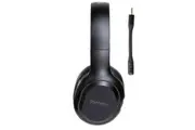 AIR Duo Matte Black Wireless headphones with boom Mic Over Ear